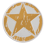 Oscar Mike Star Logo 3.5" Embroidered Iron or Sew-on Patch Tactical Souvenir