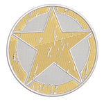 Oscar Mike Star Logo 3.5" Embroidered Iron or Sew-on Patch Tactical Souvenir