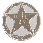 Oscar Mike Star Logo 3.5" Embroidered Iron or Sew-on Patch Tactical Souvenir