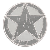 Oscar Mike Star Logo 3.5" Embroidered Iron or Sew-on Patch Tactical Souvenir