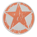 Oscar Mike Star Logo 3.5" Embroidered Iron or Sew-on Patch Tactical Souvenir