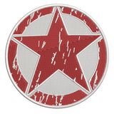 Oscar Mike Star Logo 3.5" Embroidered Iron or Sew-on Patch Tactical Souvenir