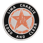 Lima Charlie Star Logo 3.5" Embroidered Iron or Sew-on Patch Tactical Souvenir