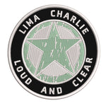 Lima Charlie Star Logo 3.5" Embroidered Iron or Sew-on Patch Tactical Souvenir