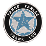 Tango Yankee Star Logo 3.5" Embroidered Iron or Sew-on Patch Tactical Souvenir