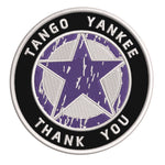 Tango Yankee Star Logo 3.5" Embroidered Iron or Sew-on Patch Tactical Souvenir