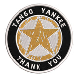 Tango Yankee Star Logo 3.5" Embroidered Iron or Sew-on Patch Tactical Souvenir