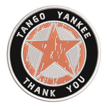 Tango Yankee Star Logo 3.5" Embroidered Iron or Sew-on Patch Tactical Souvenir