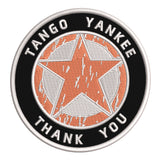 Tango Yankee Star Logo 3.5" Embroidered Iron or Sew-on Patch Tactical Souvenir