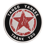 Tango Yankee Star Logo 3.5" Embroidered Iron or Sew-on Patch Tactical Souvenir