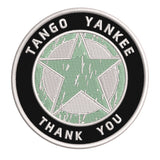 Tango Yankee Star Logo 3.5" Embroidered Iron or Sew-on Patch Tactical Souvenir