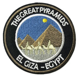 The Great Pyramids 3" Embroidered Patch Iron Sew-on Ancient Wonders of The World Series