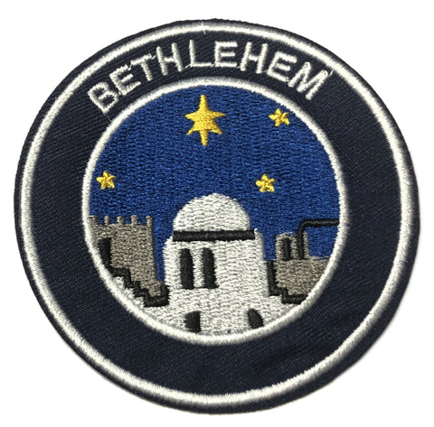 BETHLEHEM 3" Embroidered Patch Iron or Sew-on Birthplace of Jesus Series