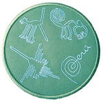 NAZCA LINES PERU 3.94" Embroidered Patch Iron-on or Sew-on Outdoor Souvenir Travel Vacation Wonders of the World