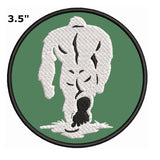 Bigfoot I Believe 3.5" Embroidered Patch Iron Sew-on Cryptid Creature Series