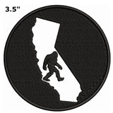 Bigfoot I Believe - California - 3.5" Embroidered Patch Iron Sew-on Cryptid Creature Series