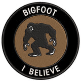 Bigfoot - I Believe 3.5" Embroidered Iron / Sew-on Patch Cryptid Creature Series