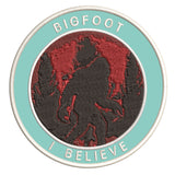 Bigfoot I Believe 3.5" Embroidered Iron / Sew-on Patch Cryptid Creature Sasquatch Series