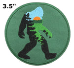 Bigfoot 3.5" Embroidered Iron / Sew-on Patch Cryptid Creature Series