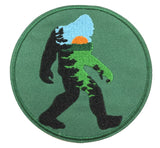 Bigfoot 3.5" Embroidered Iron / Sew-on Patch Cryptid Creature Series