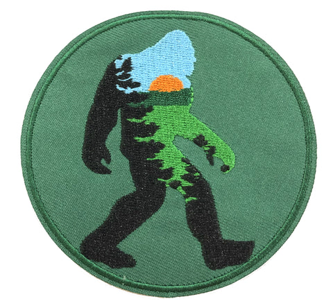 Bigfoot 3.5" Embroidered Iron / Sew-on Patch Cryptid Creature Series