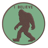 Bigfoot I Believe 3.5" Embroidered Patch Iron Sew-on Cryptid Creature Series