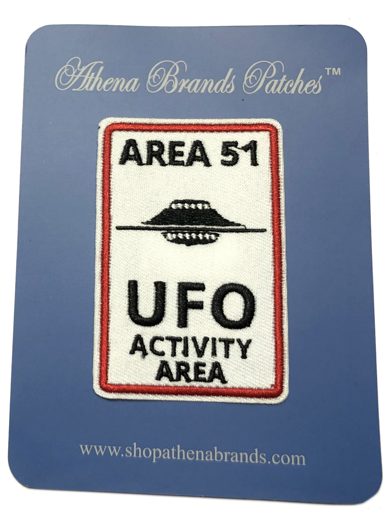 Travel Iron on Patch, Area 51 Patches, Travel Patches Iron on