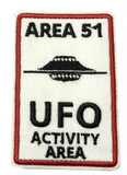 Area 51 UFO Activity Area Embroidered Iron-on or Sew-on Patch