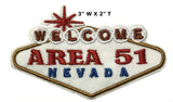 Area 51 Nevada Welcome Embroidered Iron-on or Sew-on Patch