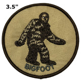 BIGFOOT 3.5" Embroidered Patch Iron or Sew-on Monsters Unexplained X-Files Mysteries Adventure Sasquatch Yeti Park