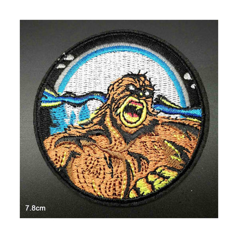 Bigfoot 3" Embroidered Patch Dogman Cryptid Creature Series Iron or Sew-on Monsters Unexplained X-Files Mysteries Adventure Sasquatch