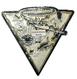 Bermuda Triangle 5.5" Embroidered Iron-on or Sew-on Patch