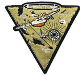 Bermuda Triangle 5.5" Embroidered Iron-on or Sew-on Patch