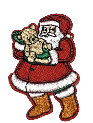 Santa Claus Embroidered Patch Christmas Holiday Gift Kids Series