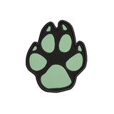 Cat Paw Animal Pet 3.5" Embroidered Iron or Sew-on Patch