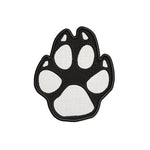 Cat Paw Animal Pet 3.5" Embroidered Iron or Sew-on Patch