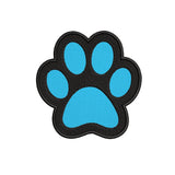 Dog Paw Animal Pet 3.5" Embroidered Iron or Sew-on Patch