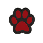 Dog Paw Animal Pet 3.5" Embroidered Iron or Sew-on Patch