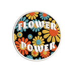 Daisies Flower Power 3.5" Embroidered Iron or Sew-on Patch