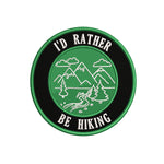 Green Mountains Hiking 3.5" Embroidered Iron or Sew-on Patch