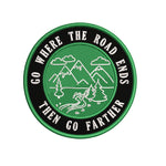 Green Mountains Hiking 3.5" Embroidered Iron or Sew-on Patch