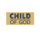 Child of God 4" W x 1.75" T Embroidered Iron or Sew-on Patch