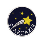 Stargazer 3.5" Embroidered Iron or Sew-on Patch