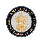 Shellback, Ancient Order of the Deep 3.5" Embroidered Iron or Sew-on Patch