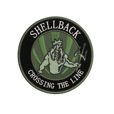 Shellback, Crossing The Line 3.5" Embroidered Iron or Sew-on Patch