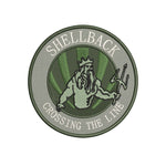 Shellback, Crossing The Line 3.5" Embroidered Iron or Sew-on Patch