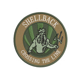 Shellback, Crossing The Line 3.5" Embroidered Iron or Sew-on Patch